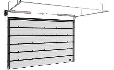 Для промышленных секционных ворот серий isd01 и isd02 теперь доступна комплектация в черном цвете